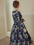 Vintage Floral Frill Dress