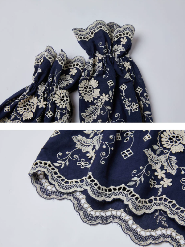 Vintage Floral Frill Dress