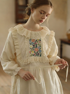 Sunlit Floral Lace Dress