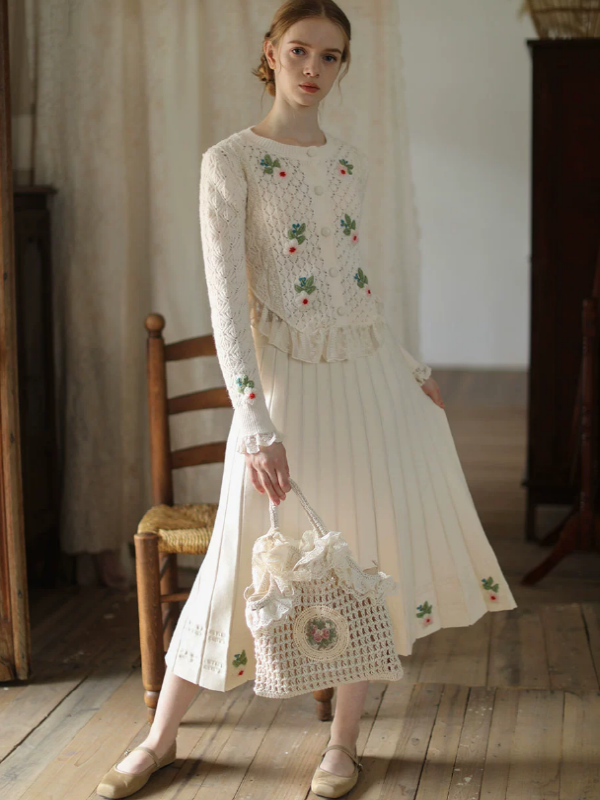 Fairy Tale Ivory Lace Cardigan