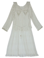 Sparkling Elegance French Knit Ensemble Dress