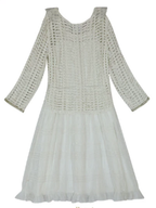 Sparkling Elegance French Knit Ensemble Dress