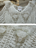 Sparkling Elegance French Knit Ensemble Dress