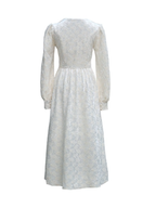 Swan Elegance Floral Dress