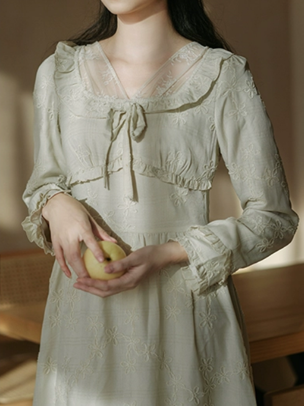 Minty Meadow Retro Dress
