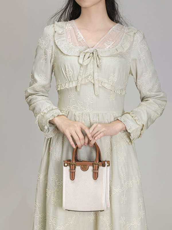 Minty Meadow Retro Dress