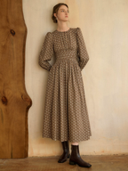 Autumn Melody Floral Dress