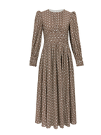 Autumn Melody Floral Dress