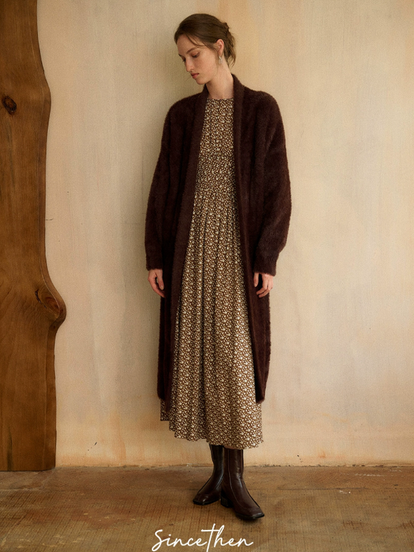 Autumn Melody Floral Dress