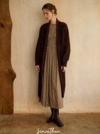Autumn Melody Floral Dress
