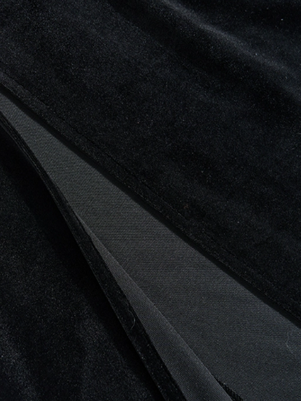 Starry Velvet Elegance Dress
