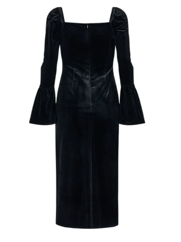 Starry Velvet Elegance Dress
