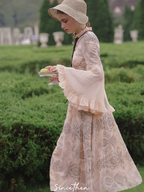 Vintage Pink Chiffon Elegance