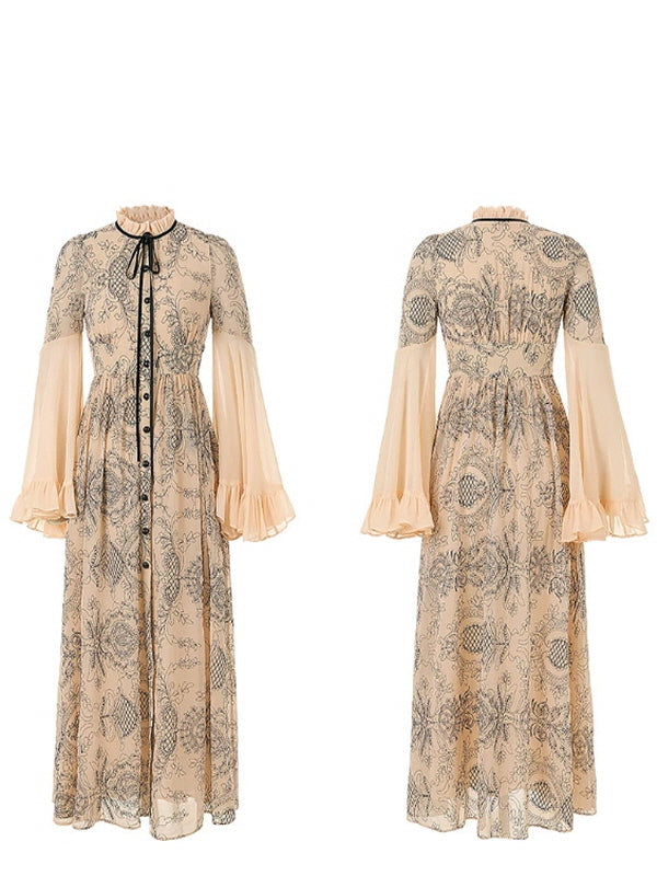 Vintage Pink Chiffon Elegance