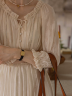 The Creamy Elegance Dress