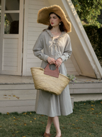 Striped Cottage Comfort Dress