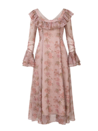 Sunlit Rose Elegance Dress