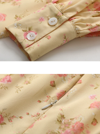 Yellow Spring Blossom Dress