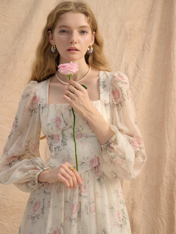 Romantic Rose Princess Dress