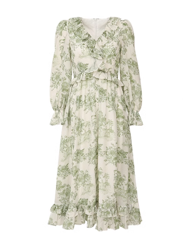 Garden Fairy's Green Rose Dress