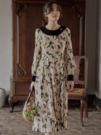 Floral Grace Vintage Dress
