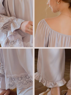 Lavender Dream Lace-Trimmed Pajama