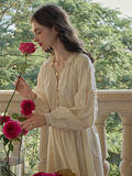 Cottage Charm Ivory Dress