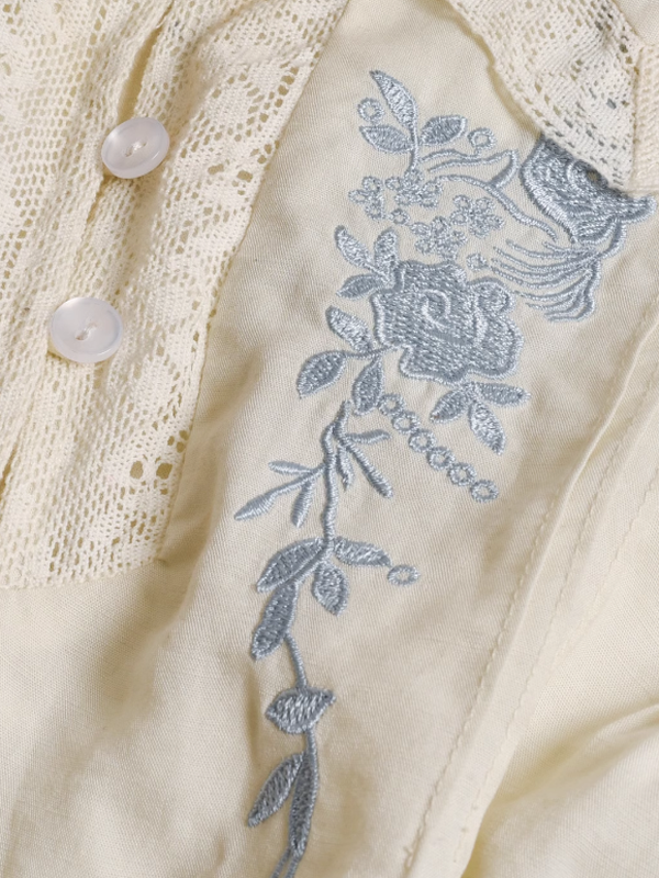 French Blossom Ivory Dress
