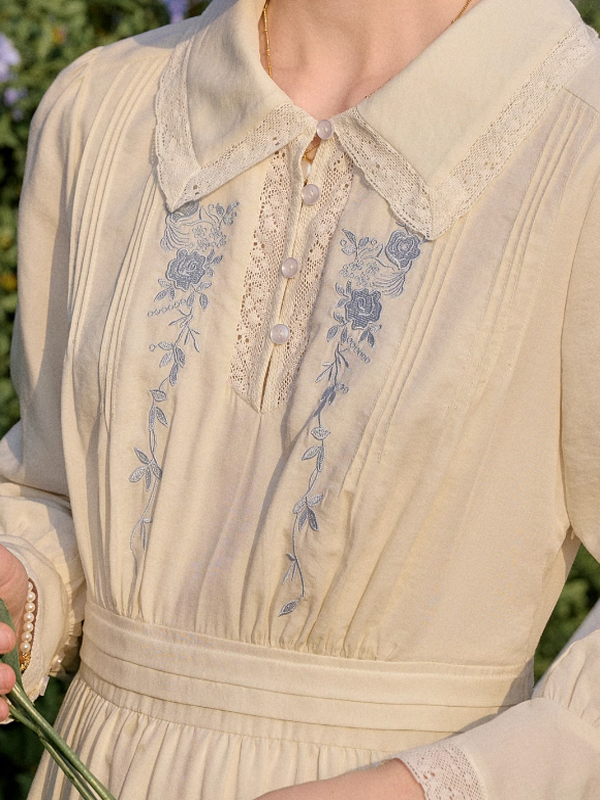 French Blossom Ivory Dress