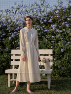 French Blossom Ivory Dress