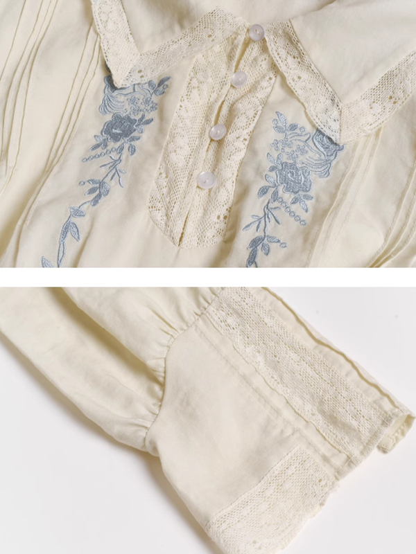 French Blossom Ivory Dress