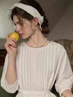 Spring Delight Monochrome Dress