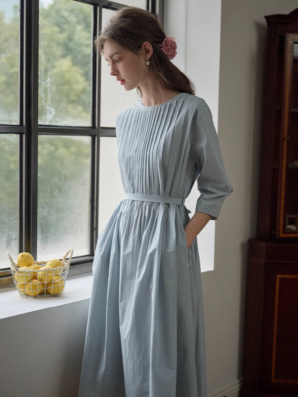 Spring Delight Monochrome Dress