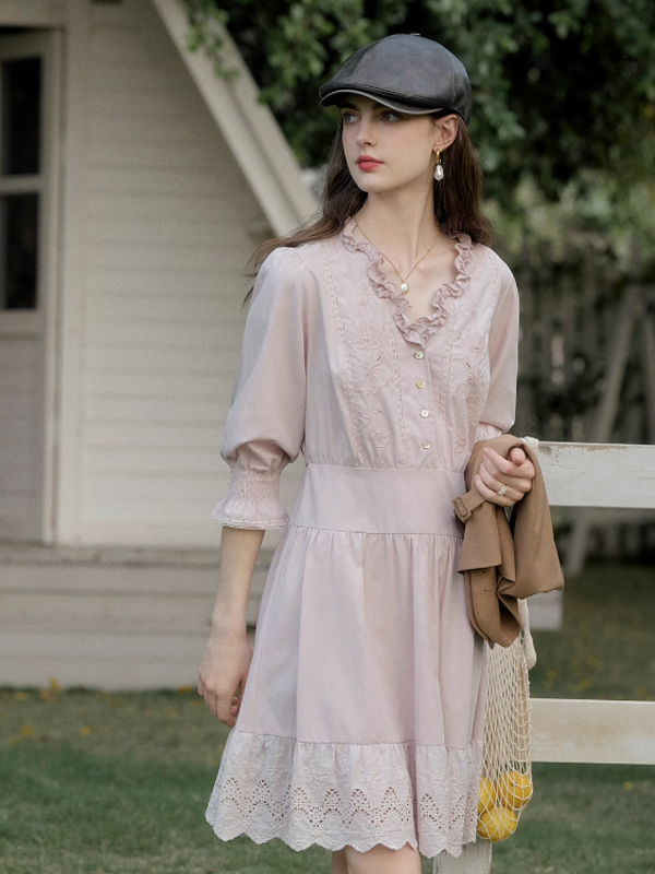 Spring Blossom Frill Dress
