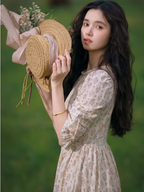Enchanted Meadow Floral Lace Dress