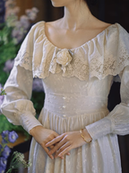 Ivory Garden Elegance Dress