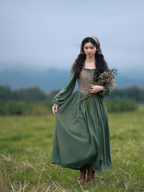 Meadow Whisper Floral Corset Dress