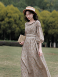 Dreamy Garden Floral Lace Dress