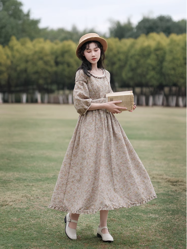 Dreamy Garden Floral Lace Dress