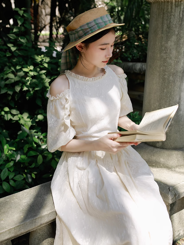 Whispering Garden Embroidered Dress
