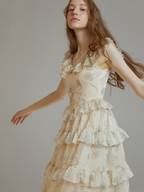 Sunlit Floral Whimsy Dress