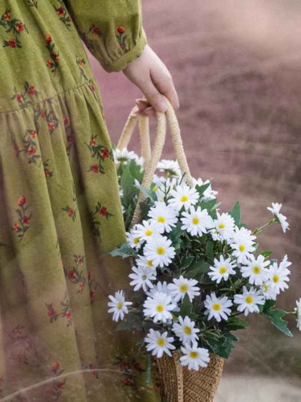 Green Harmony Floral Dress