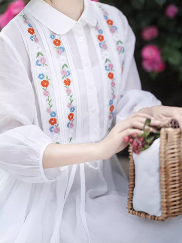 Blooming Garden Embroidered Dress