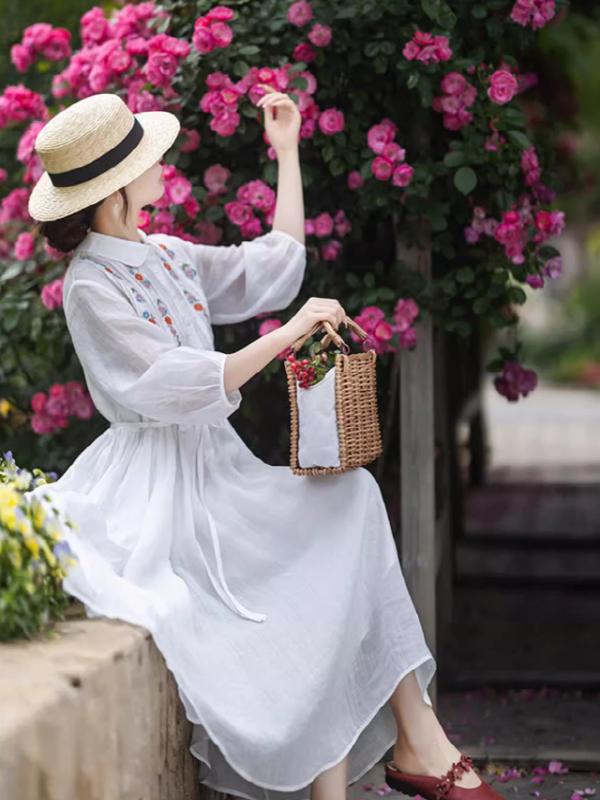 Blooming Garden Embroidered Dress