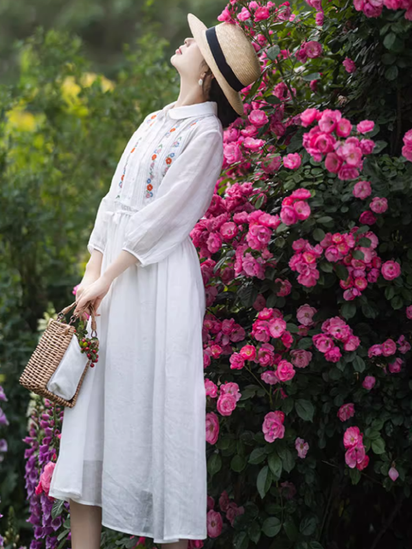 Blooming Garden Embroidered Dress