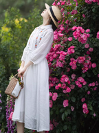 Blooming Garden Embroidered Dress