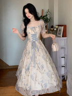 Sky Blossom Elegance Dress