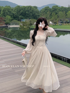 Elegant Floral Whisper Dress