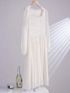 Sunlit Terrace Ivory Elegance Dress