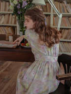 Serene Pastel Floral Dress